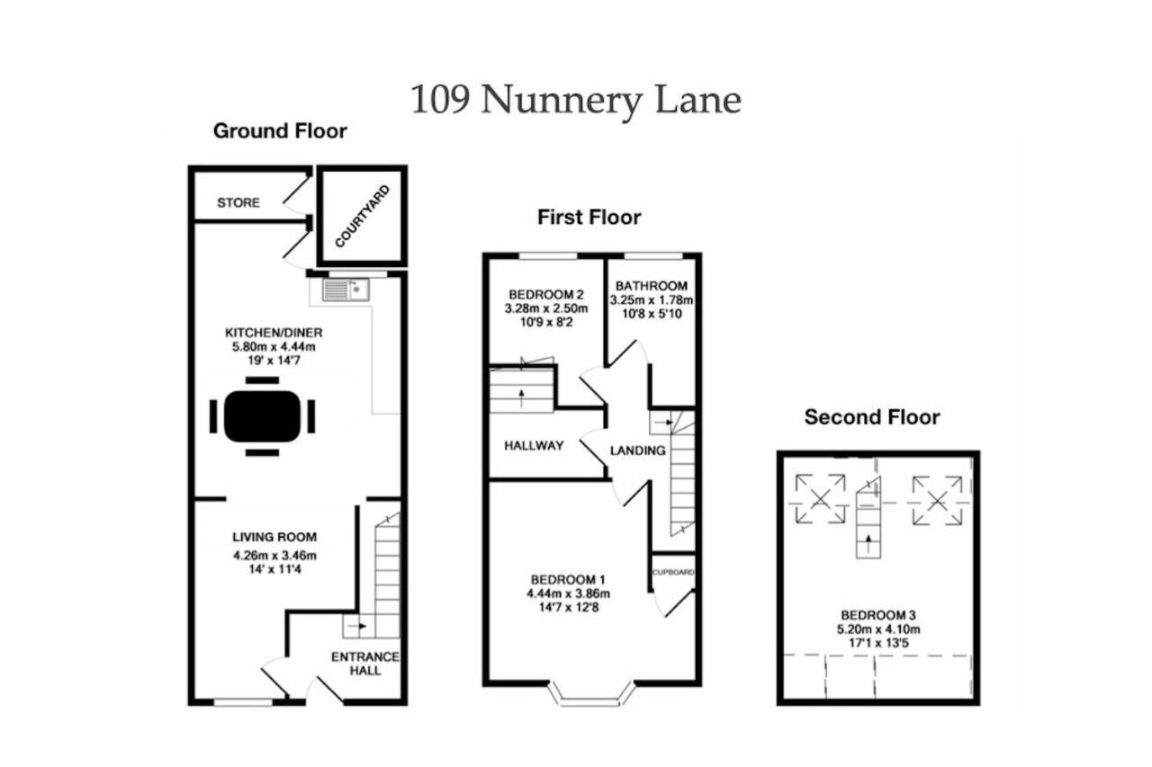 Villa Spencer House & 107 & 109 Nunnery Lane York Exterior foto